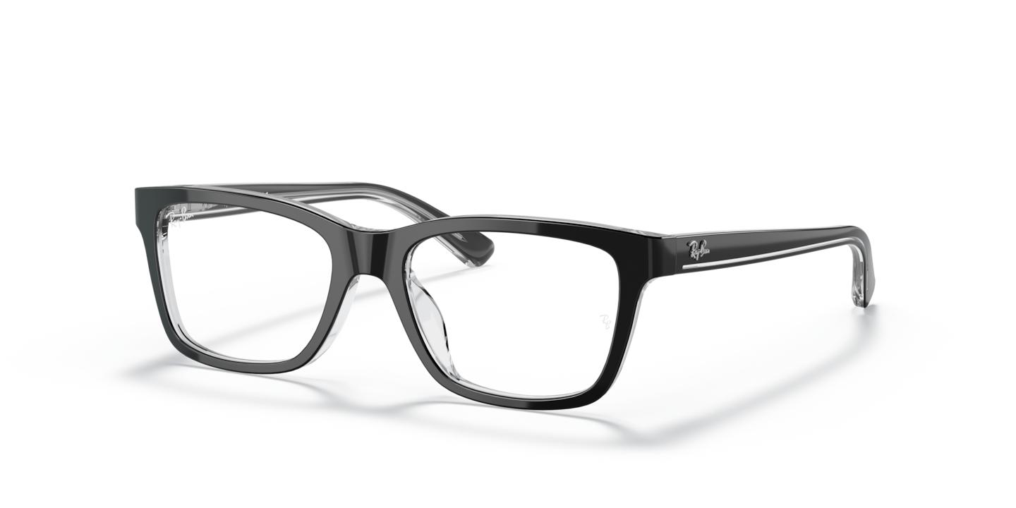 Ray-Ban RB1536 Optics Kids Black On Transparent