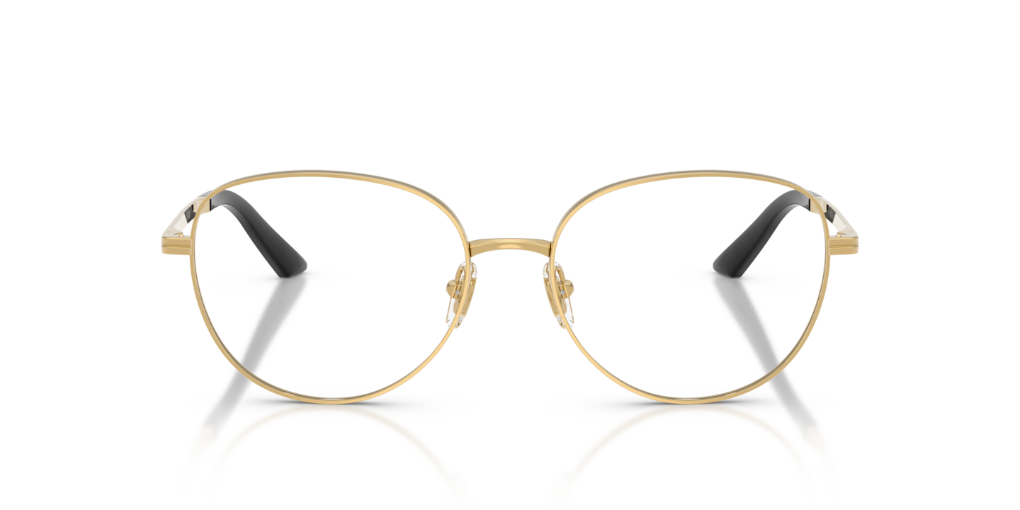SALE! Versace Pale Gold 52mm Eyeglasses Versace VE1178 1259 Pale Gold Full Rim Designer Italy  main image 2