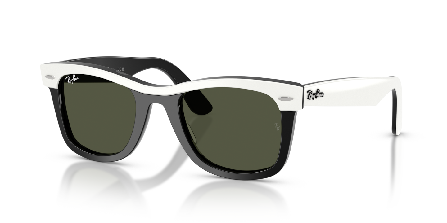 Ray-Ban RB2240 Wayfarer Street Neat White On Black
