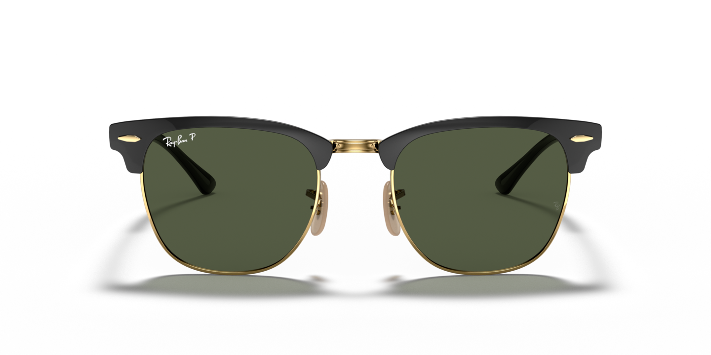 RAYBAN CLUBMASTER METAL Clubmaster Metal RB3716 9256B1 grey on black - eye-oo.com main image 3