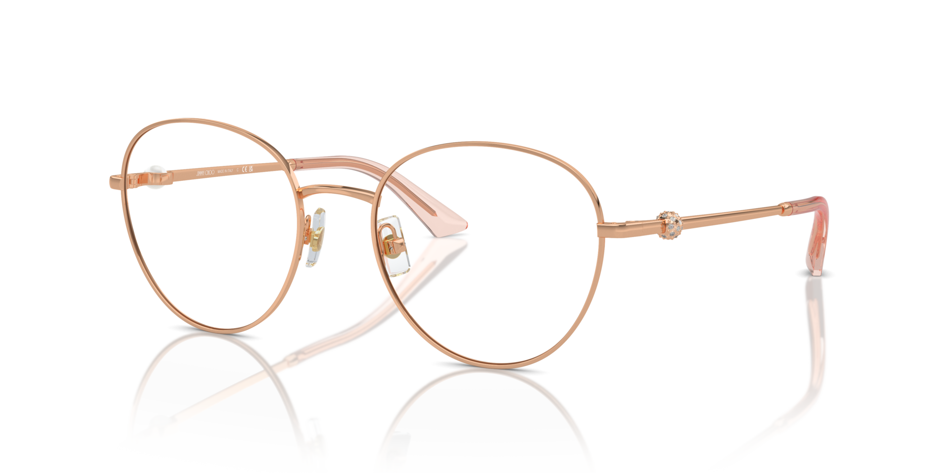 Jimmy Choo Unisex Jc2004hb Rose Gold Size Small 329$