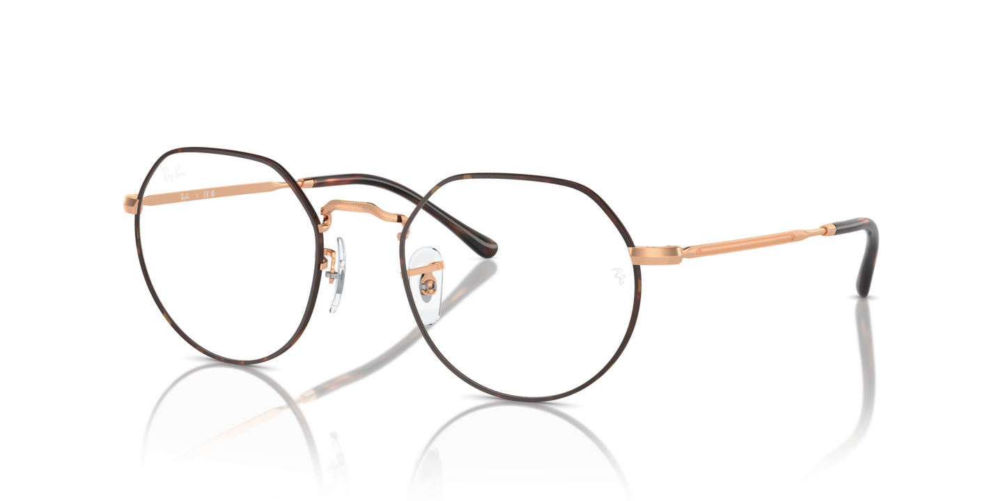 Ray-Ban RB6465 Jack Optics Havana On Rose Gold