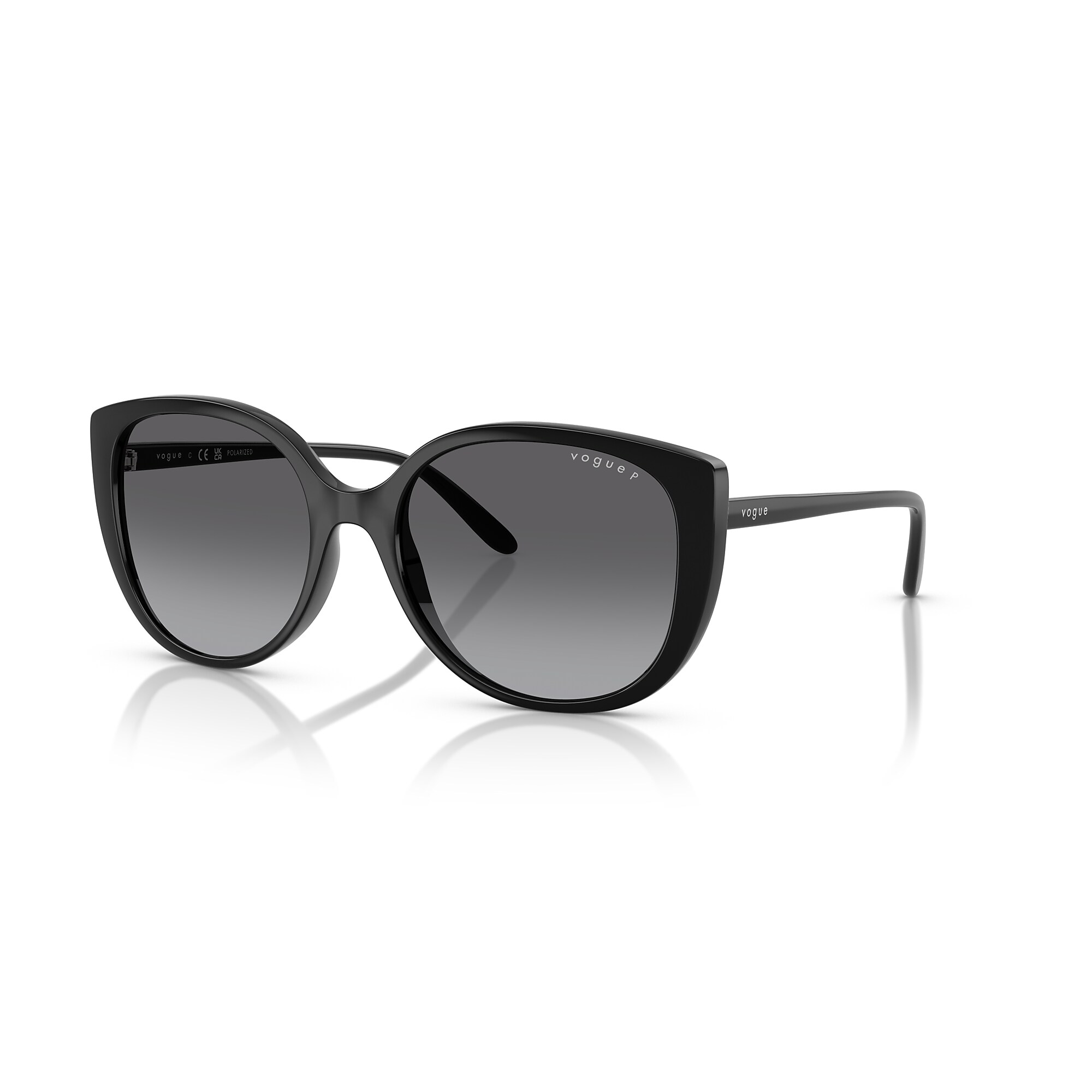Vogue Polarized Sunglasses Vogue Eyewear VO4284S L (56 - 17) with Brown lenses and Gold  main image 2