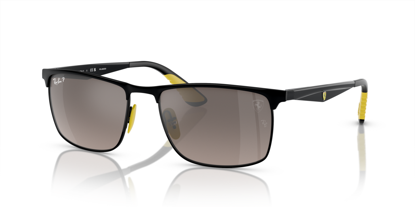 Ray-Ban RB3726M Scuderia Ferrari Collection Black On Black