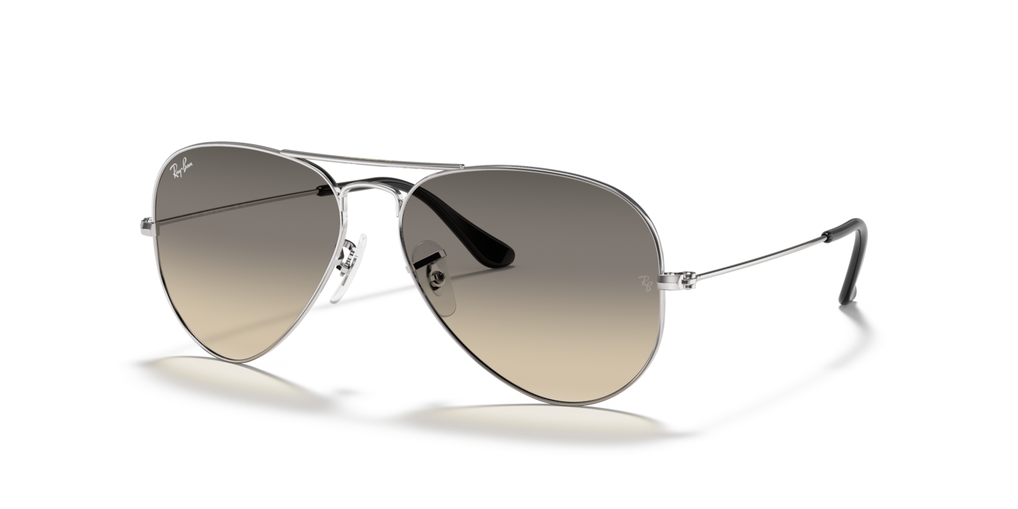 Ray-Ban RB3025 Aviator Gradient Silver