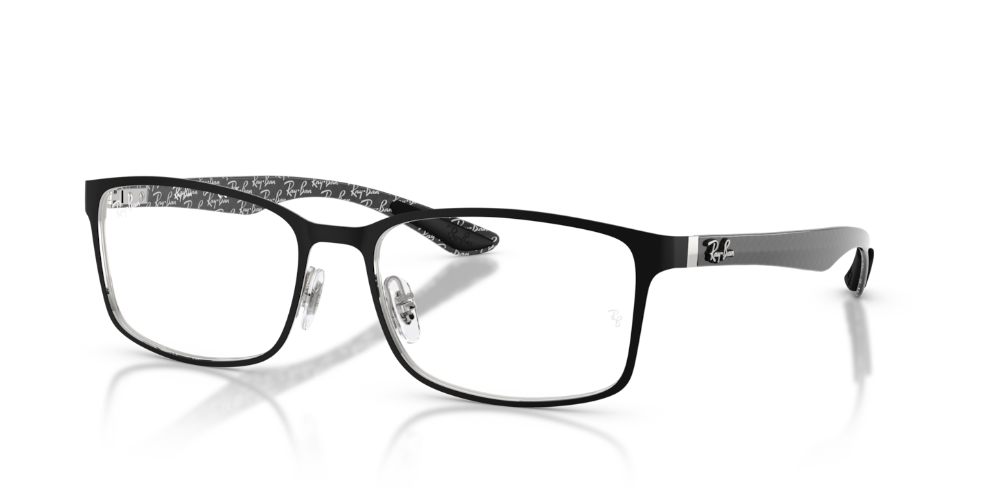 Ray-Ban RB8424 Optics Matte Black & Silver