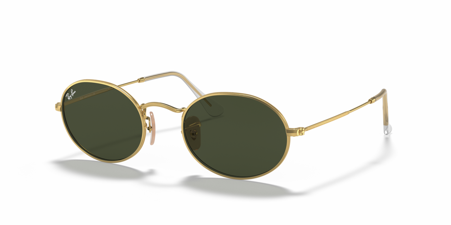 Ray-Ban RB3547 Oval Metal Arista Gold