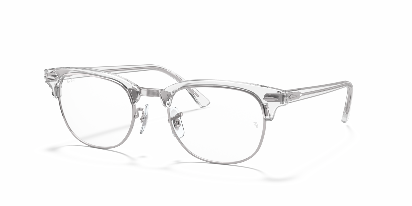 Ray-Ban RB5154 Clubmaster Optics White Transparent