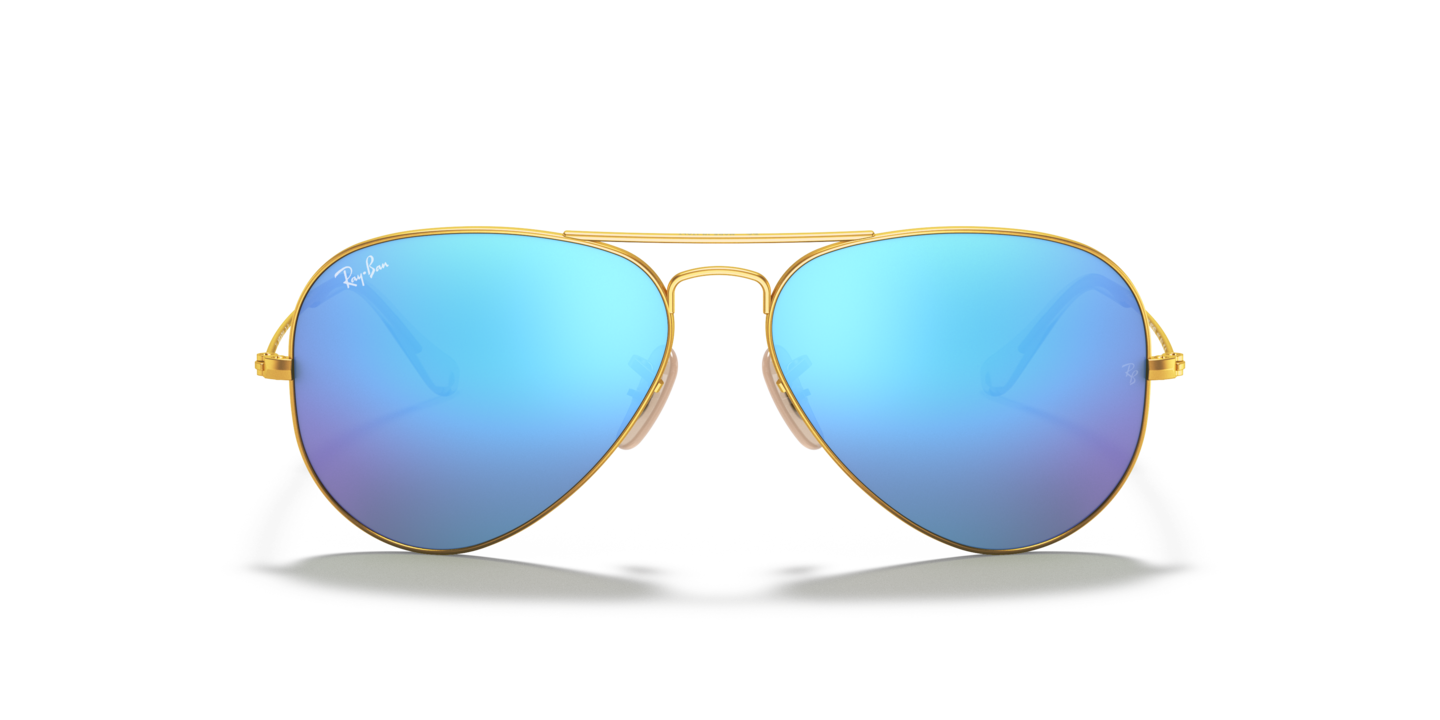 Ray-Ban sunglasses RB3025 Aviator Ray-Ban RB3025 Aviator Classic M (55 - 14) with Green lenses  main image 3