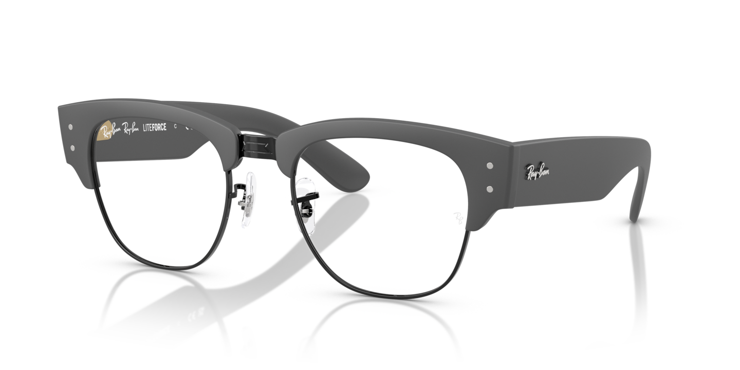 Ray-Ban RB7316V Mega Clubmaster Optics Liteforce Sand Grey On Black