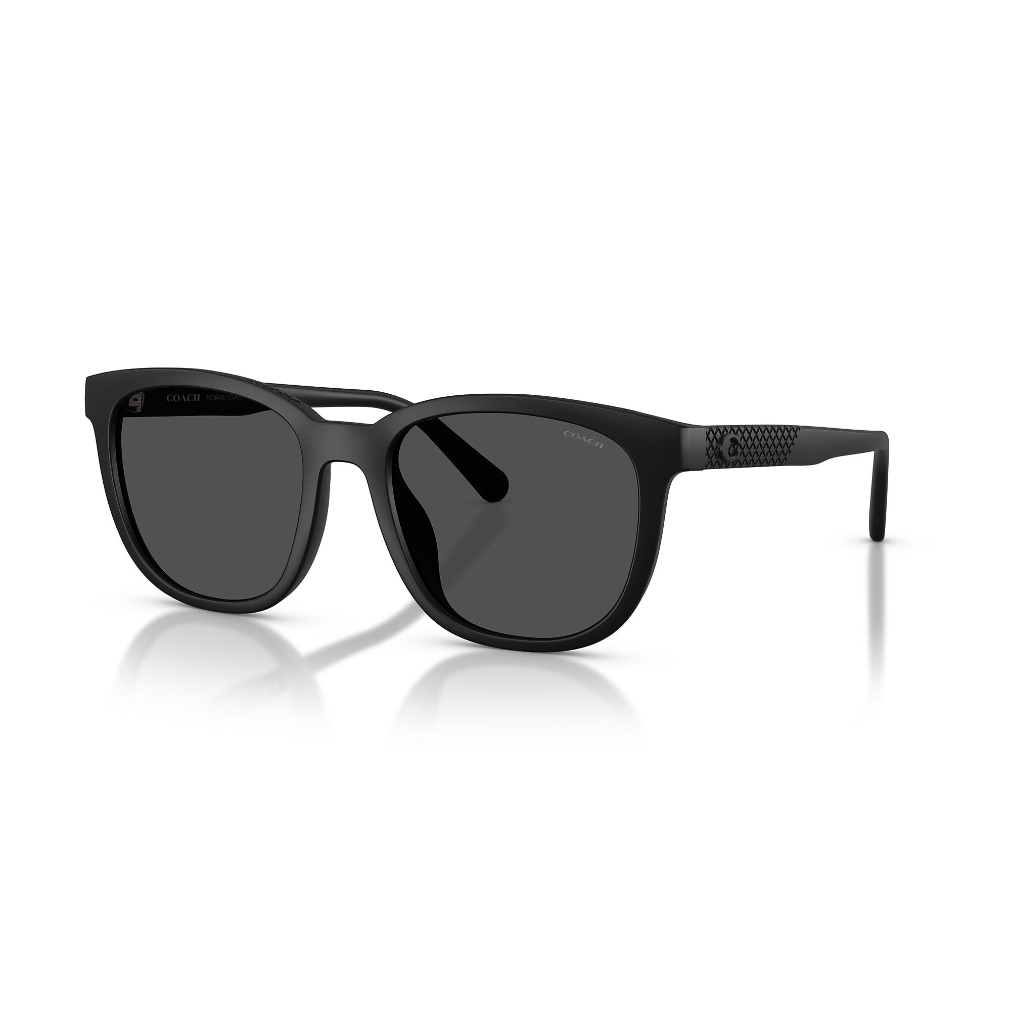 New Coach Black Sunglasses Coach HC8232 L1010 551011 Square Black Sunglasses  main image 3