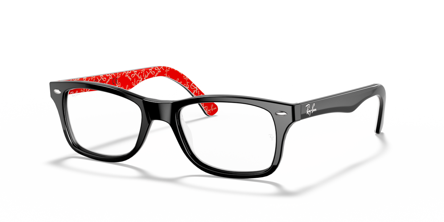 Ray-Ban RB5228 Optics Black On Red