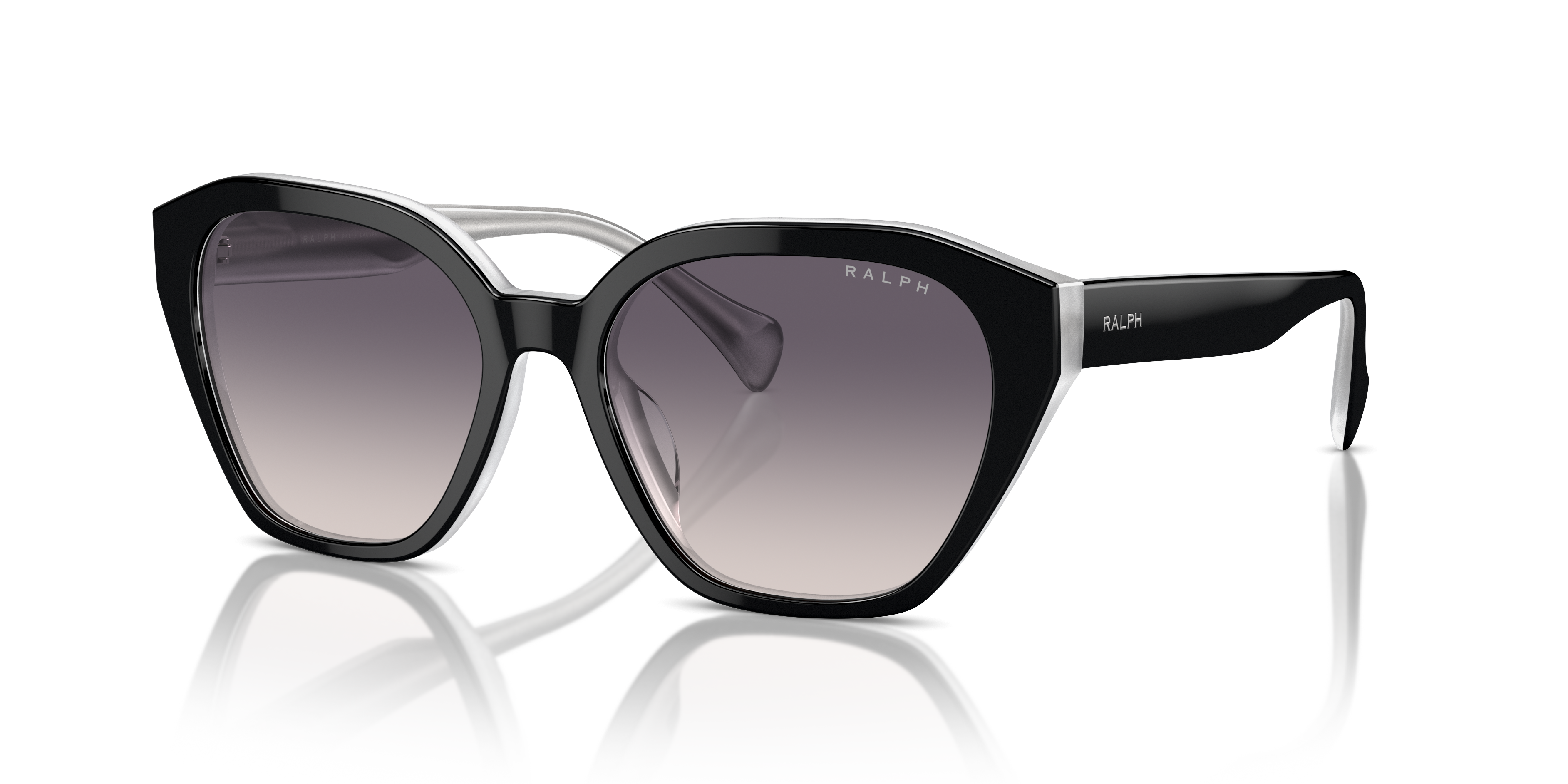 Ralph by Ralph Lauren Unisex Ra5315u Shiny Black On Opal Grey Size Standard 96$