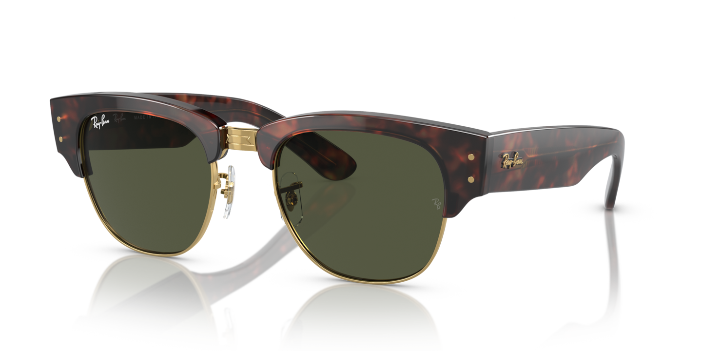 Ray-Ban RB0316S Mega Clubmaster Tortoise On Gold