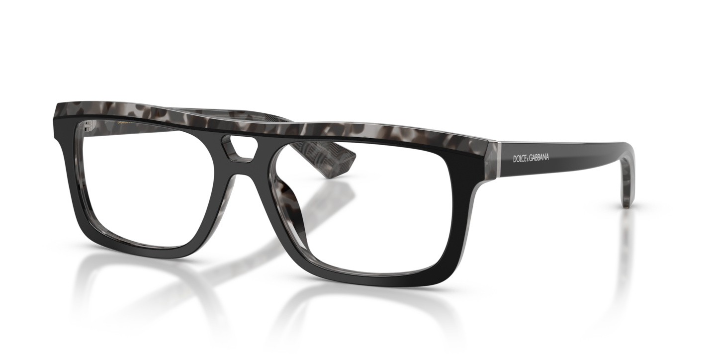 Dolce & Gabbana DG3431 Black On Grey Havana