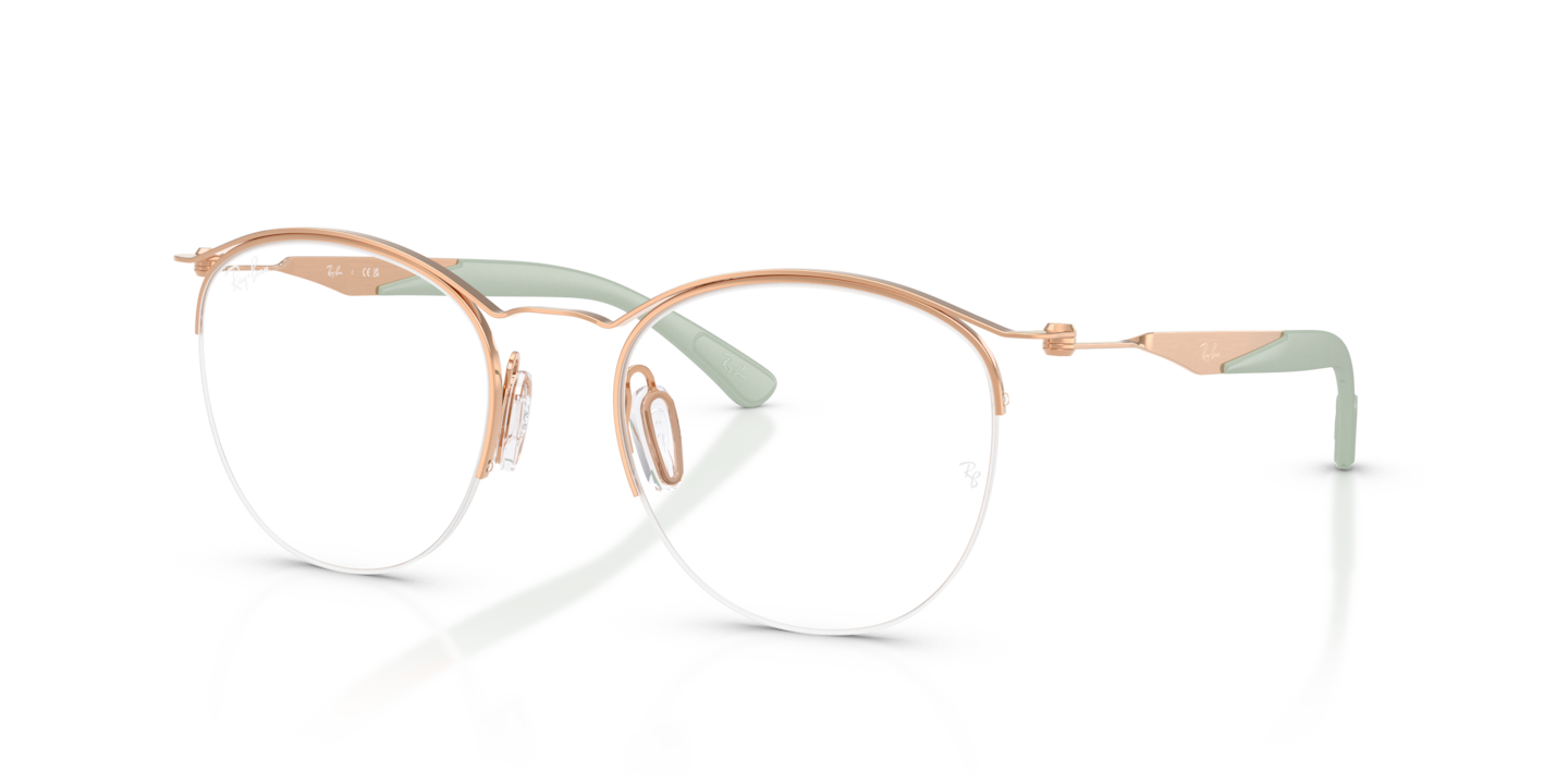 Ray-Ban RB7553 Optics Rose Gold