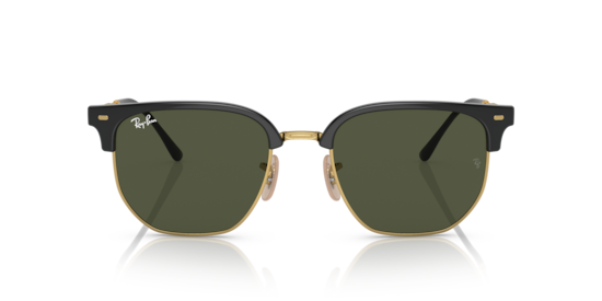 RB4416 New Clubmaster Ray-Ban Black On Gold