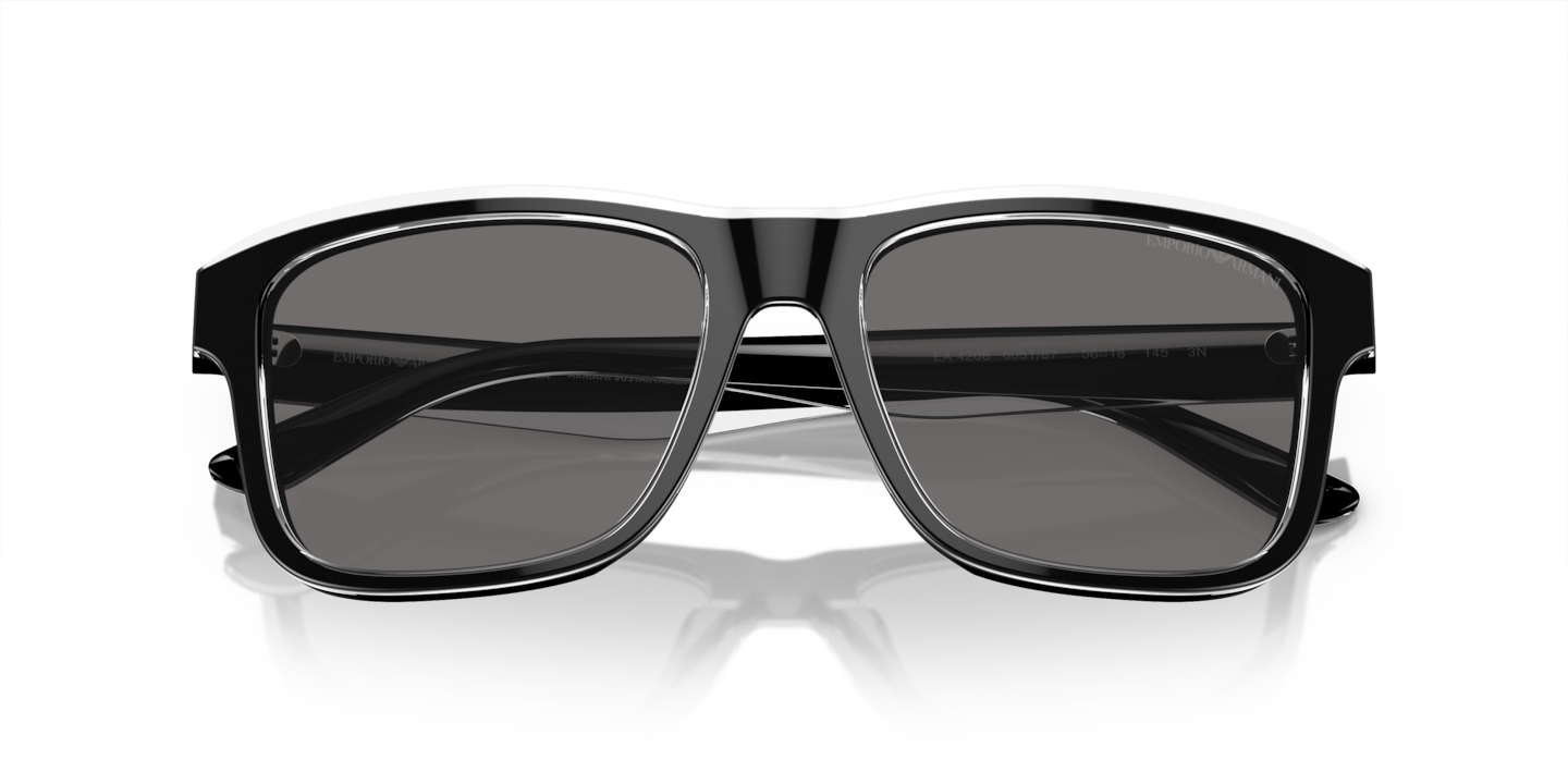 Emporio Armani OEA4058 ブラックサングラス 58mm Amazon.com: Emporio Armani Men's EA4058 Rectangular