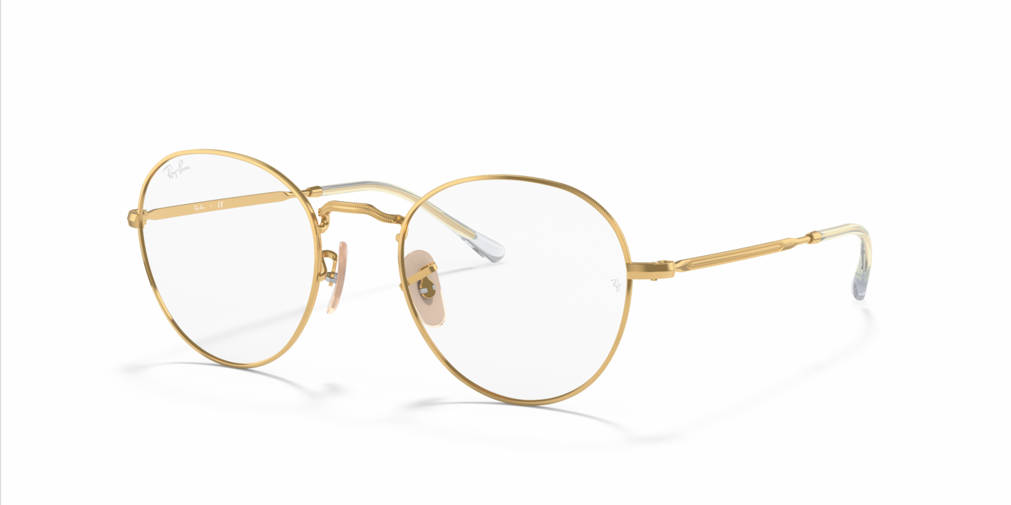 Ray-Ban RB3582V Round Metal Optics II Arista Gold