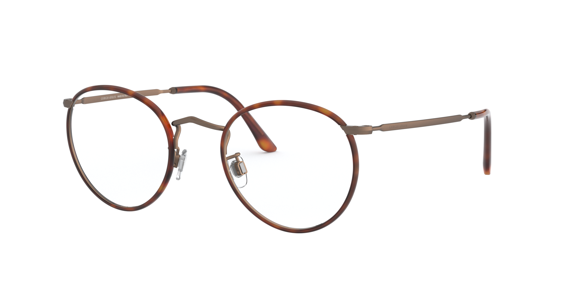Giorgio Armani Unisex Ar 112mj Havana Brushed Bronze Size Extra Small 421$