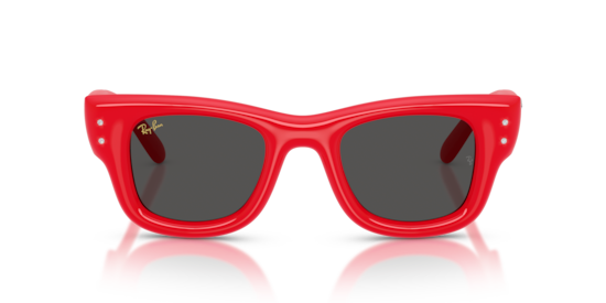 RB4940B Wayfarer Puffer Crystal Edition  Ray-Ban Red & Strass
