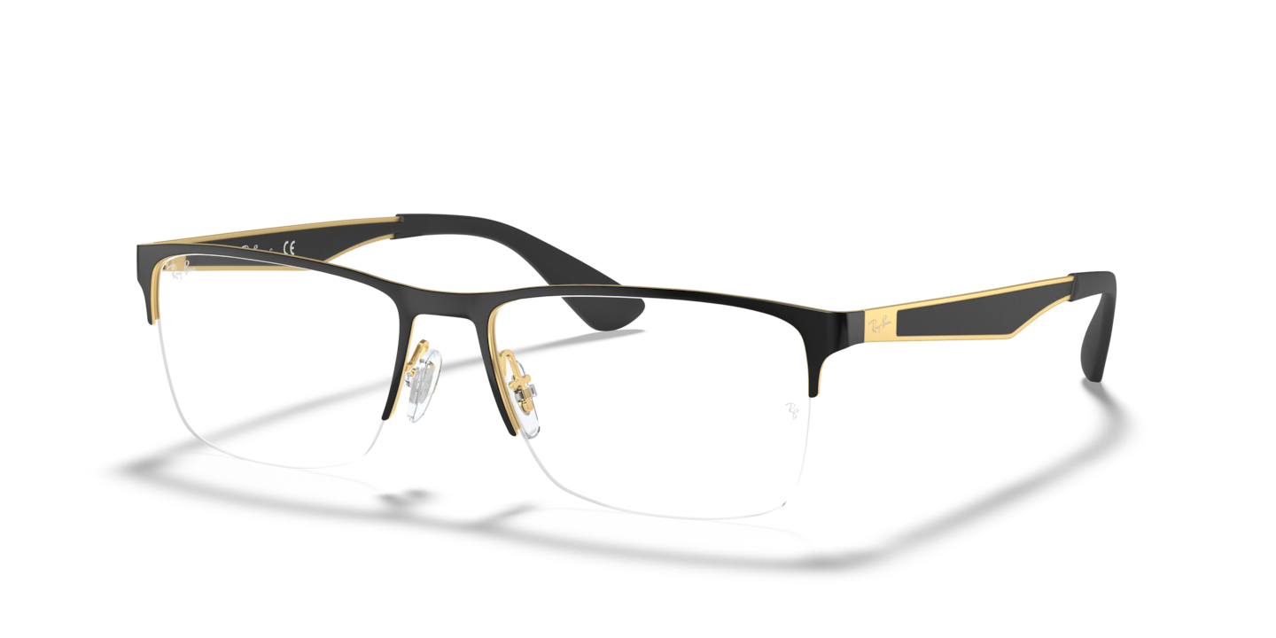 Ray-Ban RB6335 Optics Black On Gold