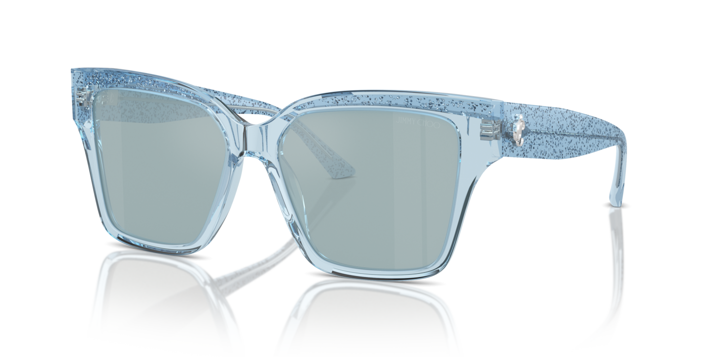 Jimmy Choo JC5003 Transparent Azure Glitter