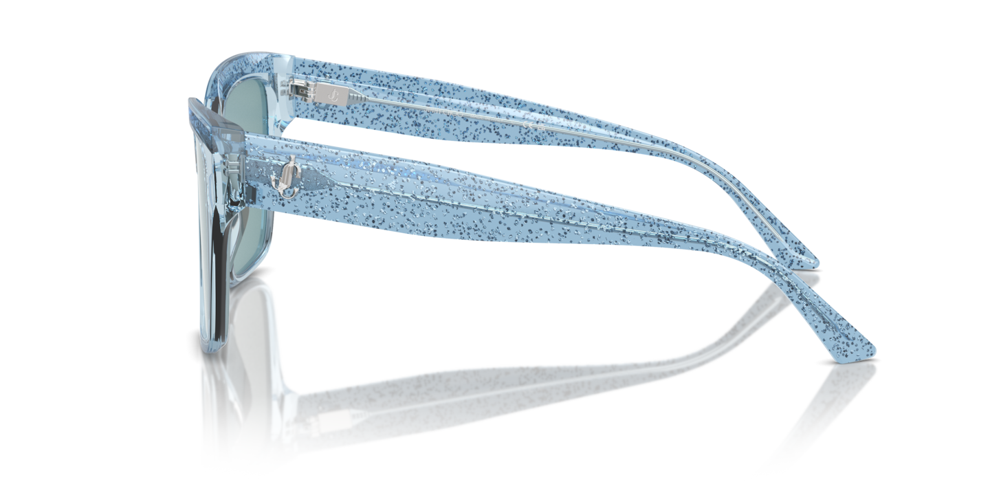Jimmy Choo Transparent Azure Glitter Sunglasses Sunglass Hut Collection Women main image 3