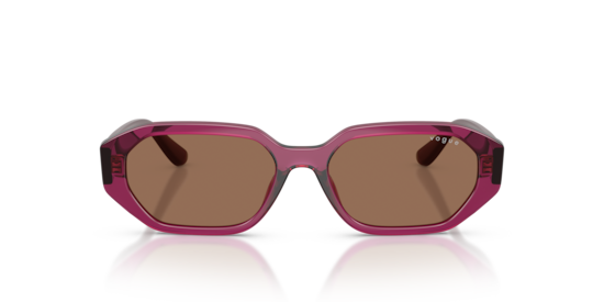VJ2034 Vogue Eyewear Transparent Burgundy