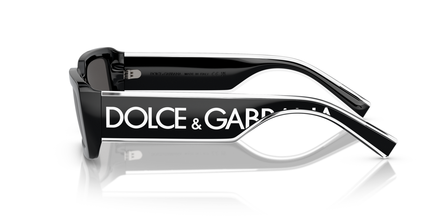 Dolce & Gabbana DG6187 White Sunglasses Dolce & Gabbana DG 6187 Womens Rectangle Sunglasses, White  main image 3