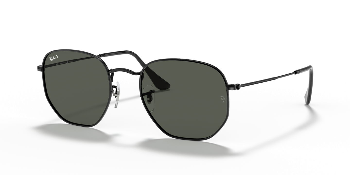 Ray-Ban RB3548N Hexagonal Flat Lenses Black
