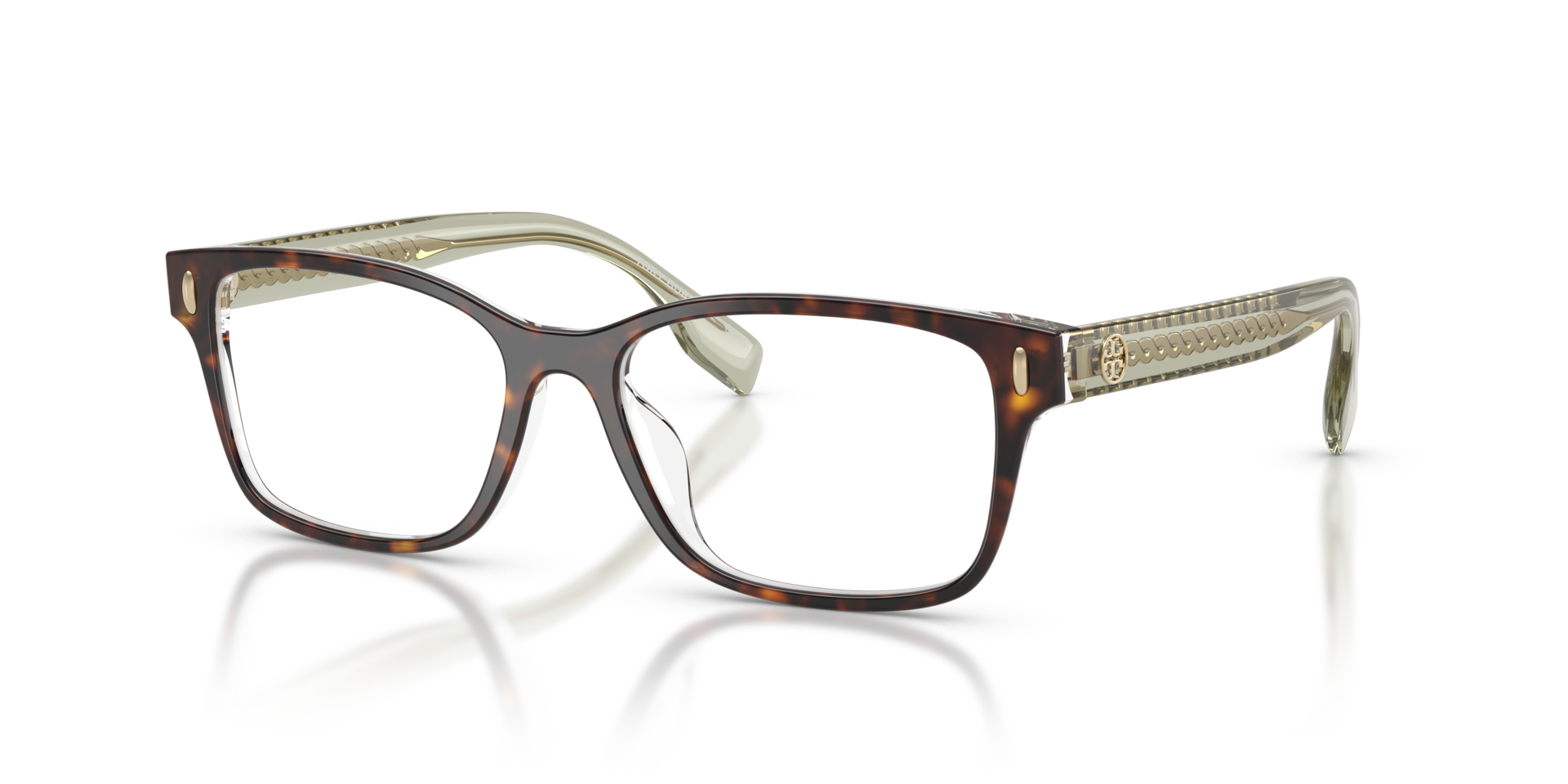 Tory Burch Unisex Ty2151u caille De Tortue Fonce Size 228$