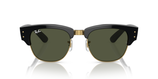 RB0316S Mega Clubmaster Ray-Ban Black On Gold