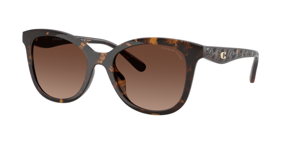 Coach Butterfly Tortoiseshell Frame Sunglasses with Brown Gradient Lenses S2020 Coach Tortoiseshell Butterfly Sunglasses In Brown - 12% Off  main image 2