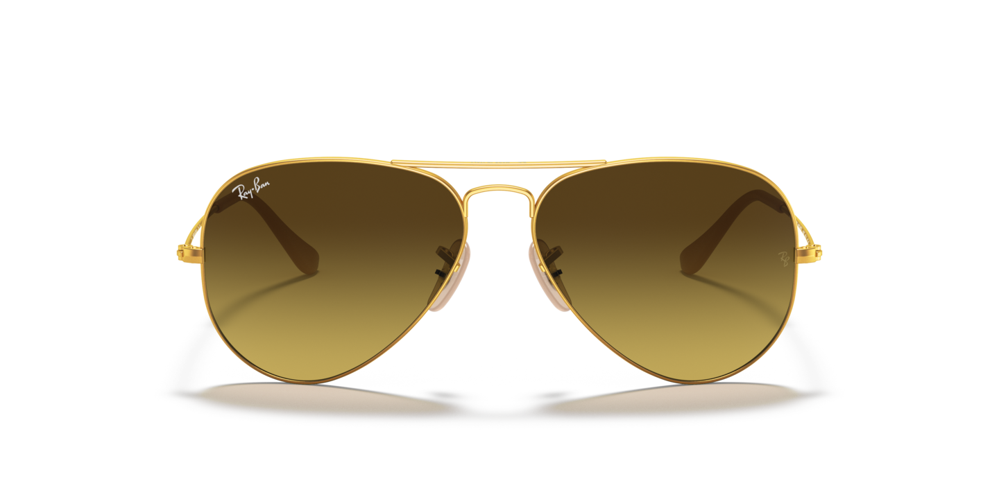 Ray-Ban Sunglasses Aviator Flash Lenses RB3025 Matte Gold Frame Yellow Lenses Amazon.com: Ray-Ban RB3025 Aviator Large Metal Gradient  main image 2