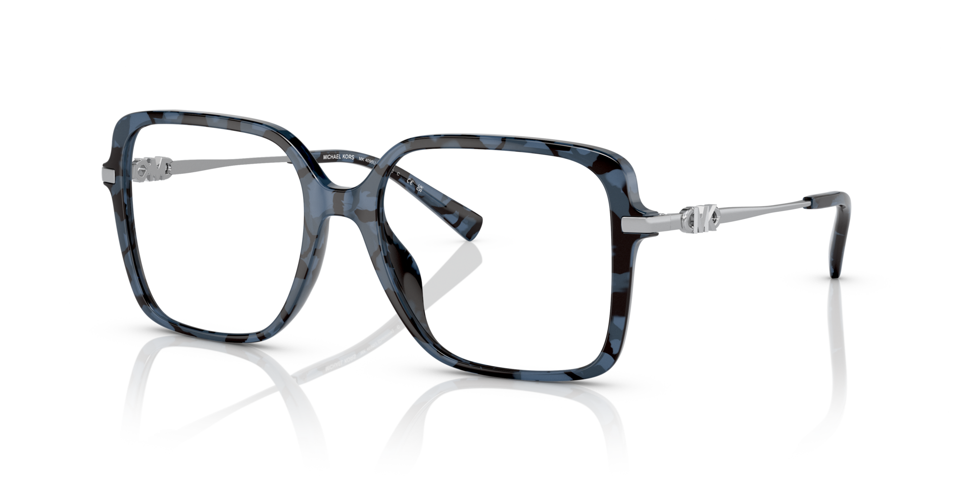 Michael Kors Unisex Mk4095u caille De Tortue Bleu Size Large 76$