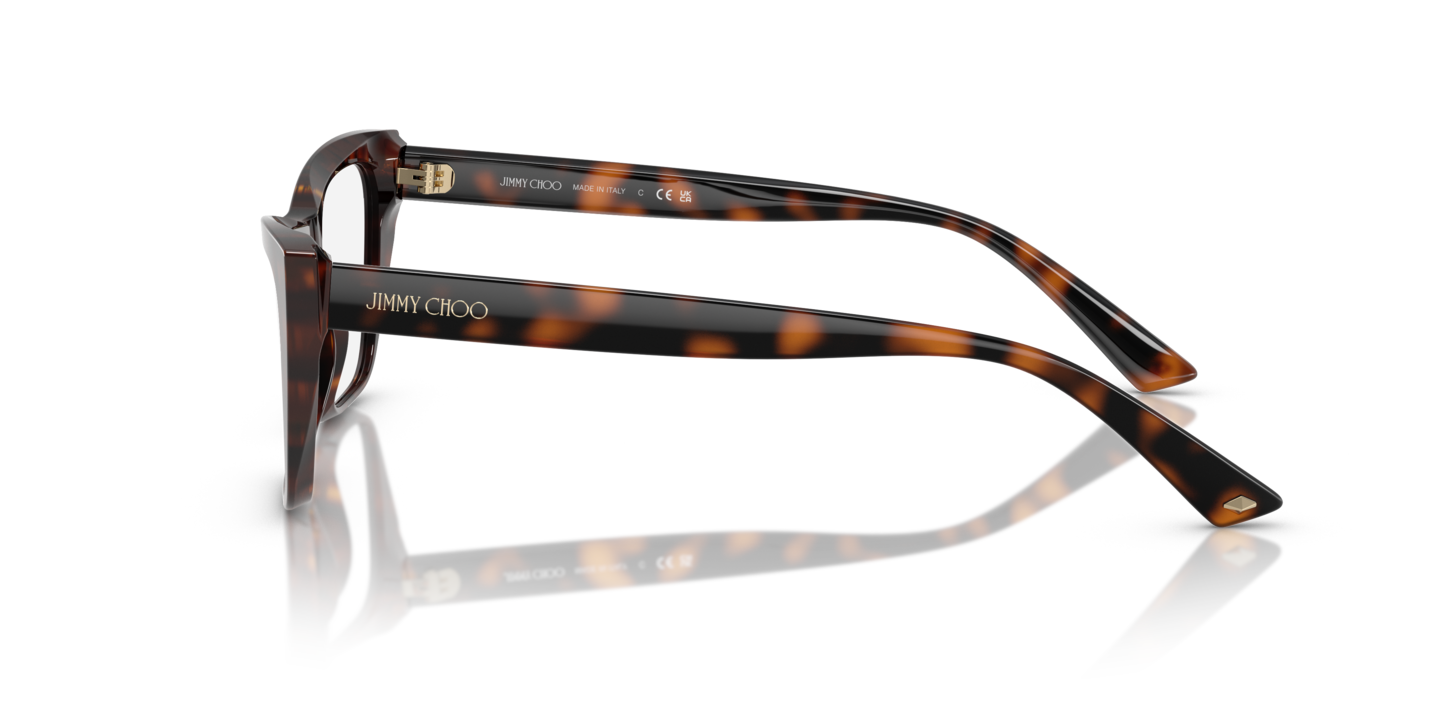 NEW JIMMY CHOO JC255/G 086 00 CAT EYE HAVANA CLEAR WOMEN EYEGLASSES Buy Jimmy Choo Jc272 Havana Glitter Eyeglasses Online main image 3