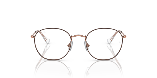 RB9572V Rob Optics Kids Ray-Ban Brown On Rose Gold