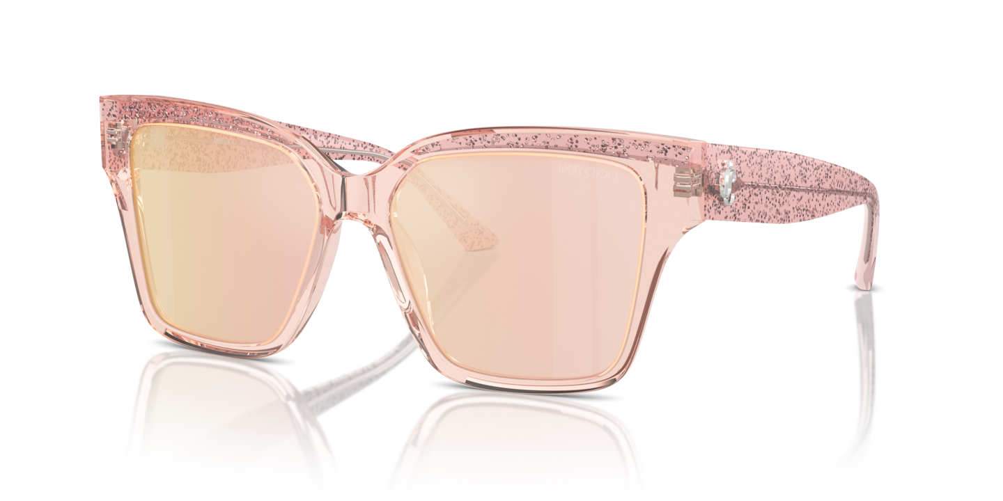 Jimmy Choo JC5003 Transparent Pink Glitter