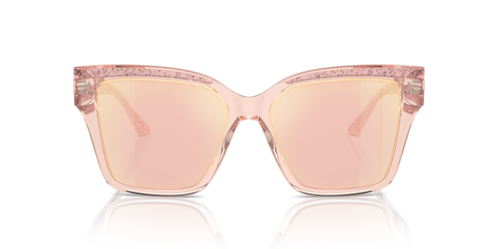 JC5003 Jimmy Choo Transparent Pink Glitter