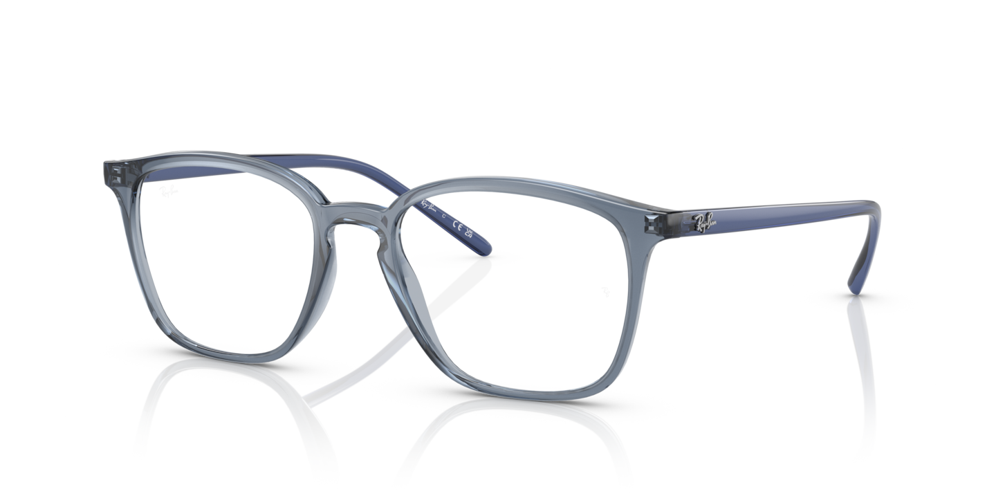 Ray-Ban RB7185 Optics Transparent Dark Blue