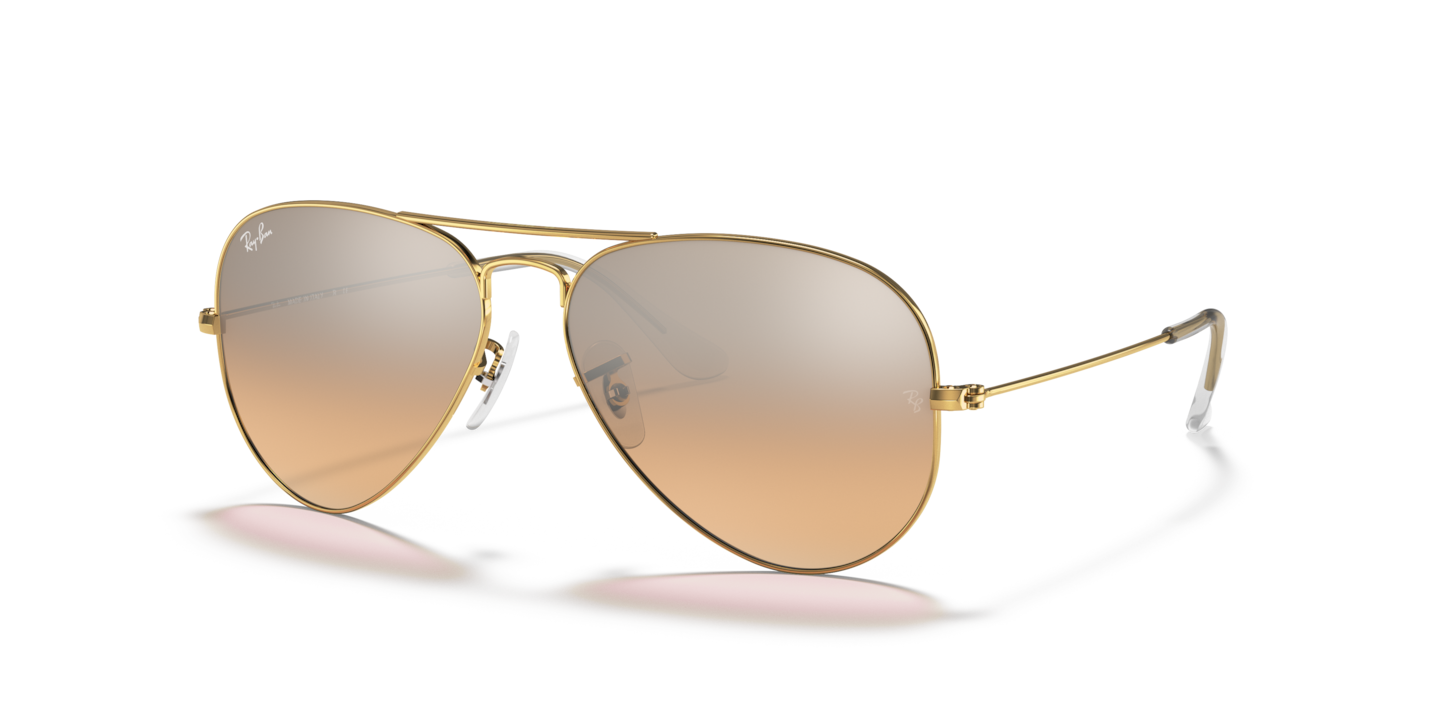 Ray-Ban RB3025 Aviator Gradient Arista Gold