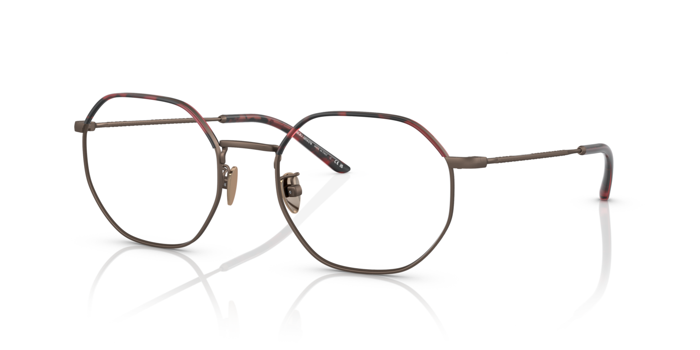 Giorgio Armani AR5130J Matte Bronze/Red Havana