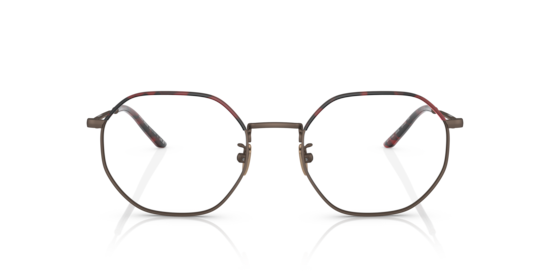 AR5130J Giorgio Armani Matte Bronze/Red Havana