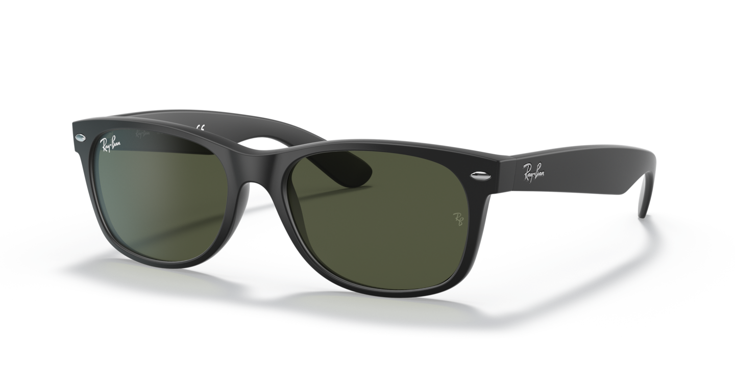 Ray-Ban RB2132 New Wayfarer Classic Rubber Black