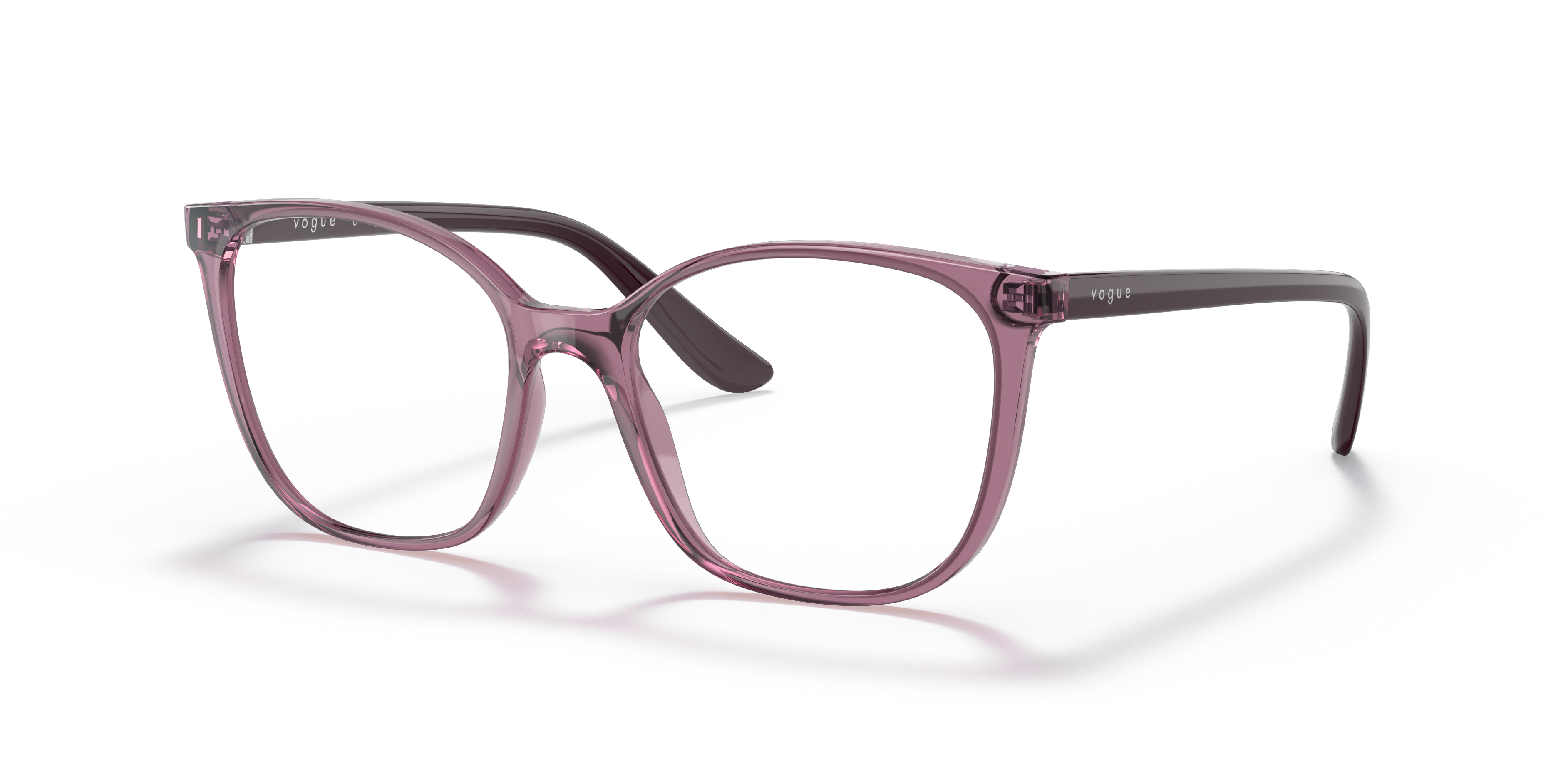 Vogue Eyewear Unisex Vo5356 Transparent Purple Size Small 128$