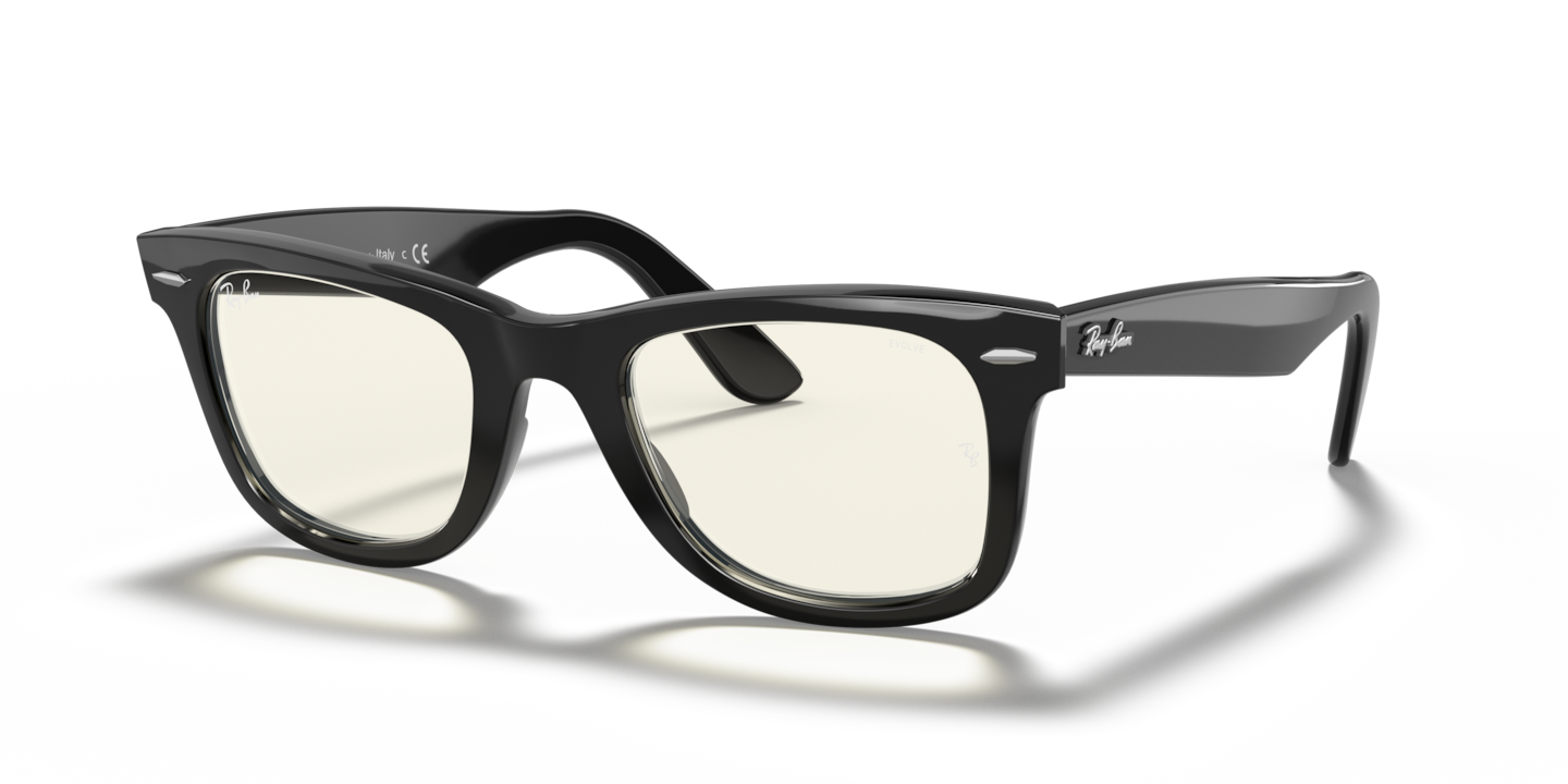Ray-Ban RB2140 Wayfarer Clear Evolve Black