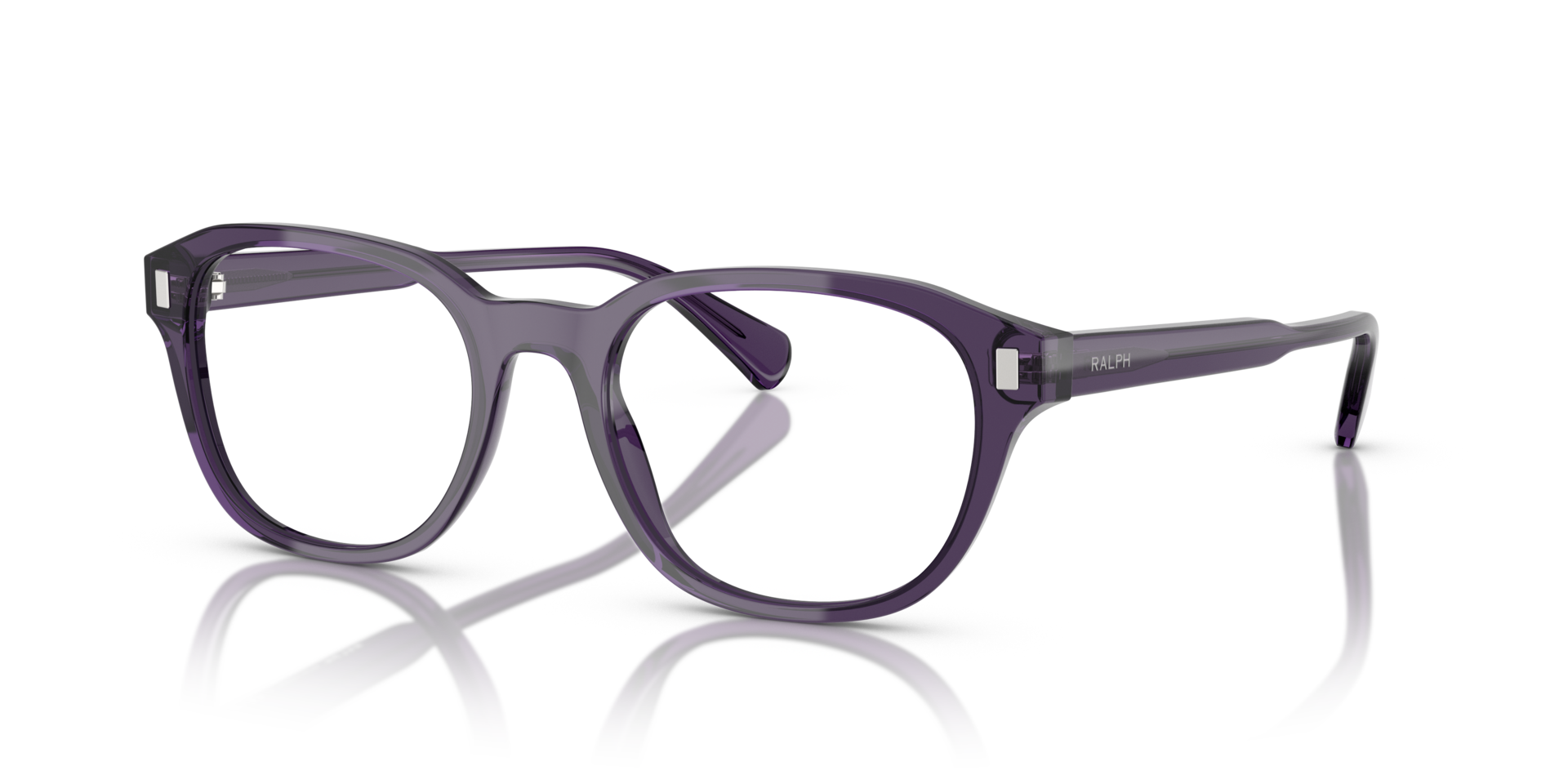 Ralph by Ralph Lauren Unisex Ra7172u Shiny Transparent Purple Size 99$