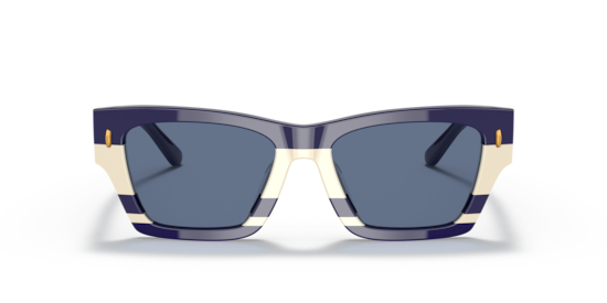 TY7169U Tory Burch Navy Ivory Vintage Stripes