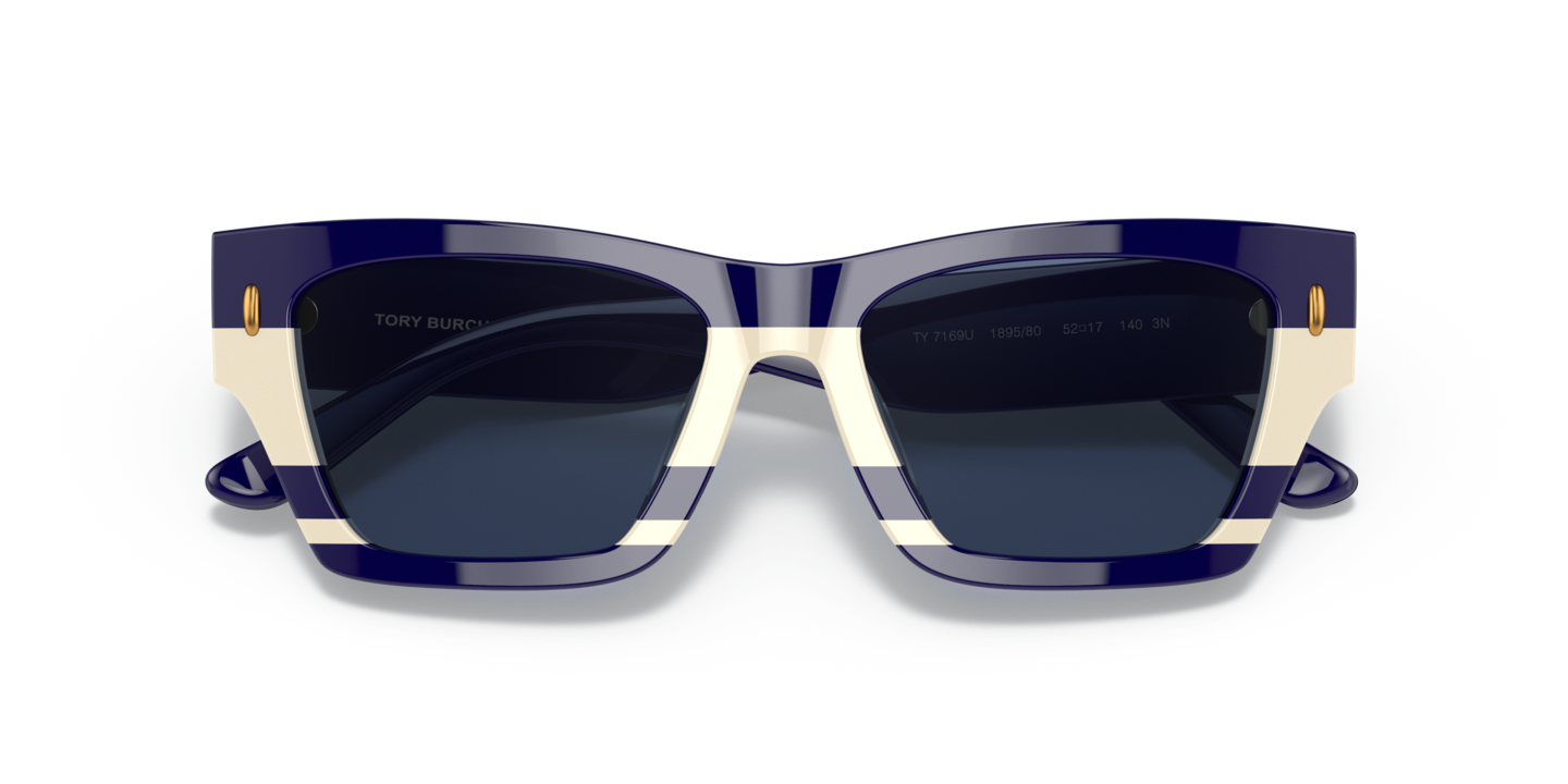 TORY BURCH TY7169U SUNGLASSES COMPLETE W/ CASE Amazon.com: Tory Burch TY7169U 172813 52MM Dark Tortoise  main image 2